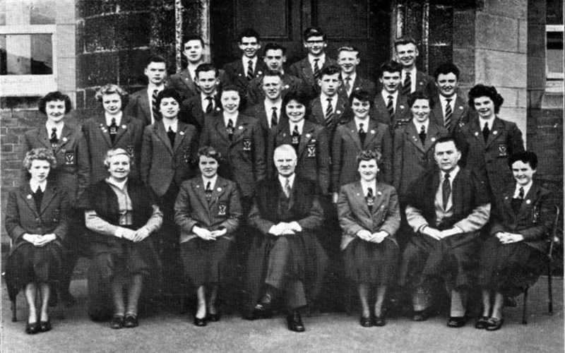 1956-57 Ardrossan Academy prefects – threetowners